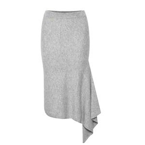 InWear Cashmere Blend Grey Skirt - Size Large - NWT